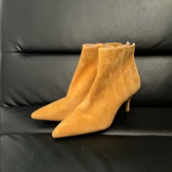 Charles By Charles David Shoes - Charles By Charles David Tan Ankle Booties with Pointed Toe